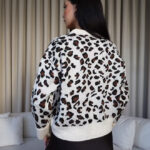 Leopard-patterned-Knitted-Sweate